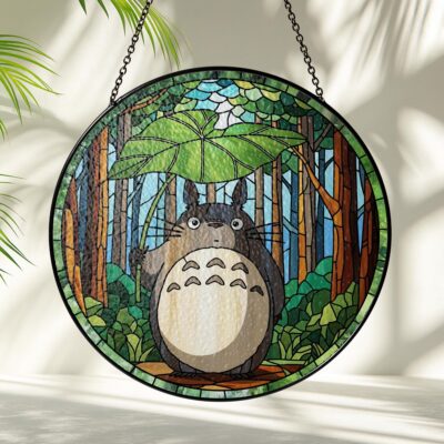 Totoro Anime Acrylic Glass Suncatcher