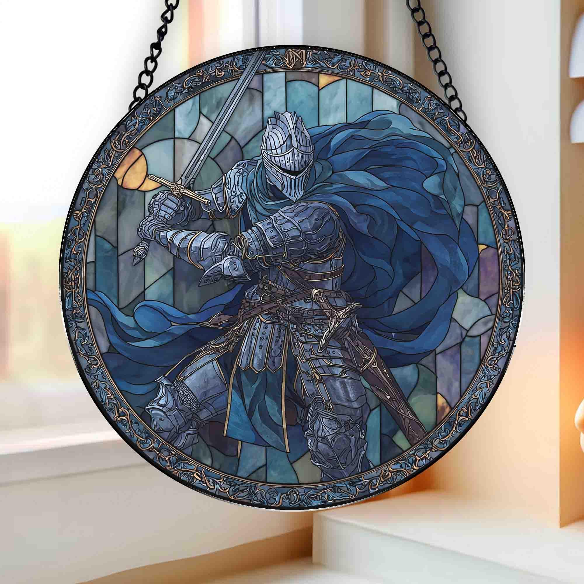 Dark Fantasy Game Classic Bonfire Suncatcher