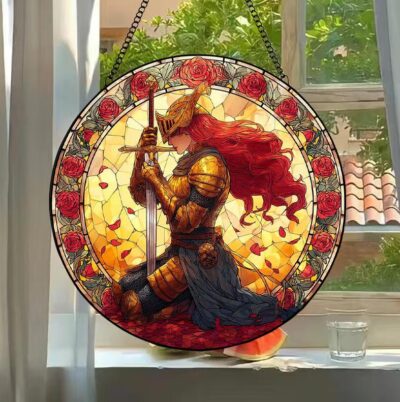 Dark Fantasy Game Abyss Knight Suncatcher