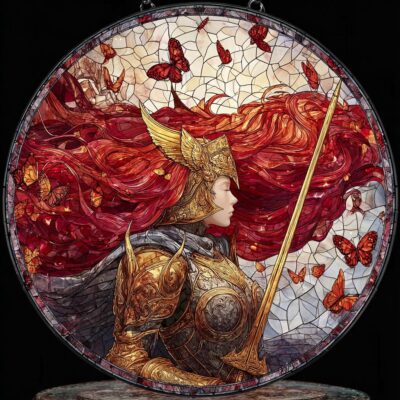 Dark Fantasy Game Scarlet Blade Suncatcher