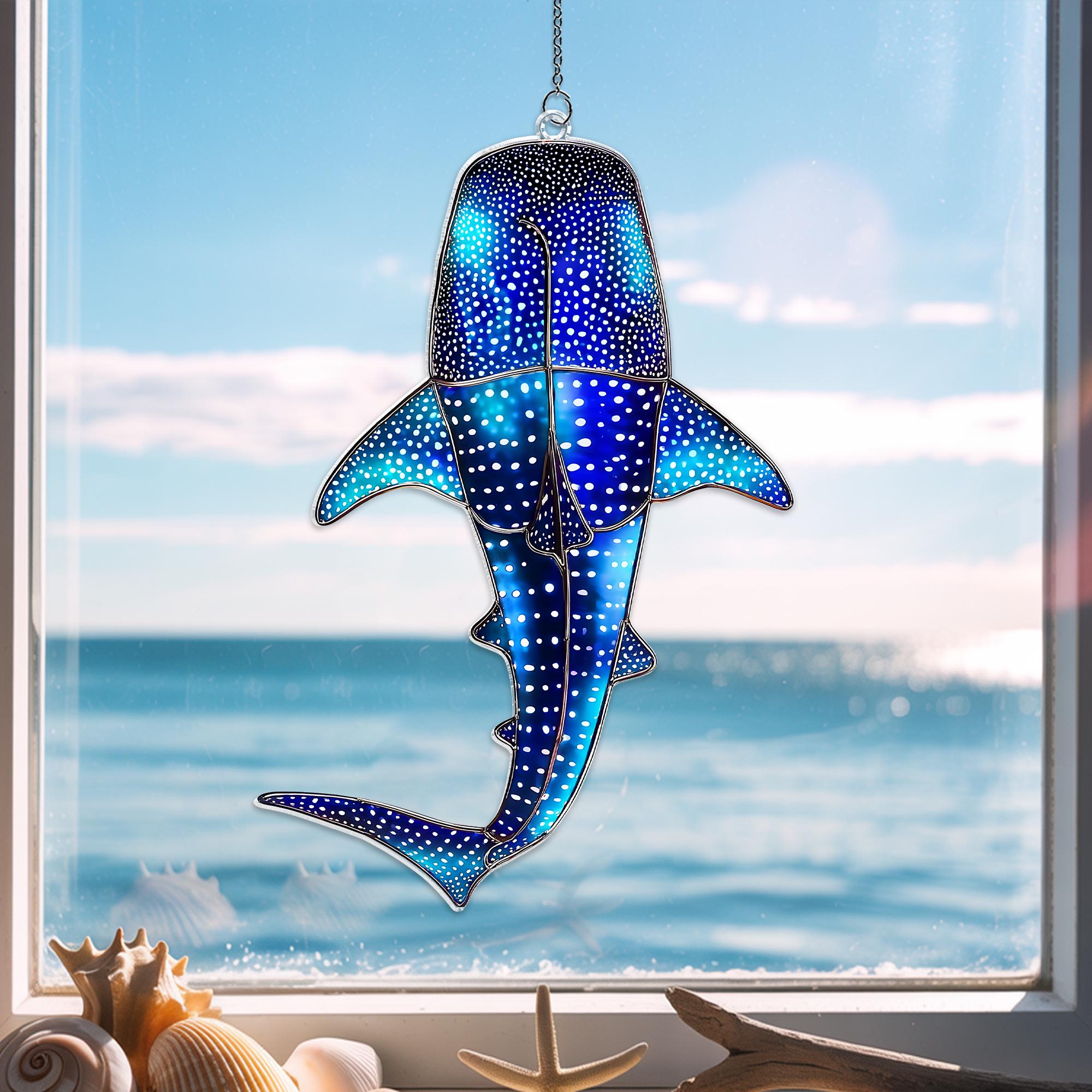 Whale Shark Iridescent Ocean Suncatcher - Image 5