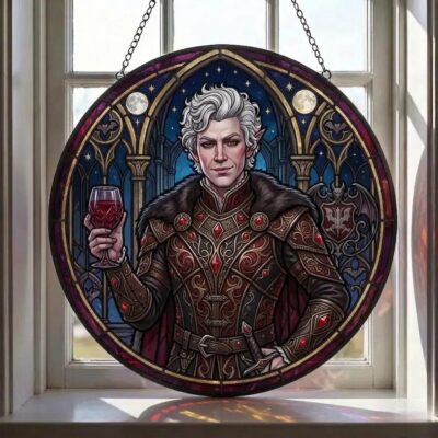 Fantasy RPG Game Vampire Character Suncatcher
