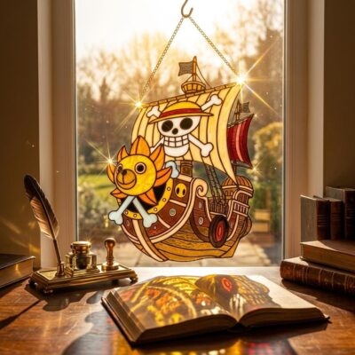 Thousand Sunny Pirate Ship Suncatcher