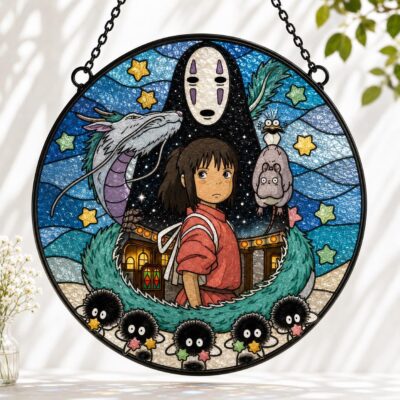 Spirited Away No-Face Haku Suncatcher