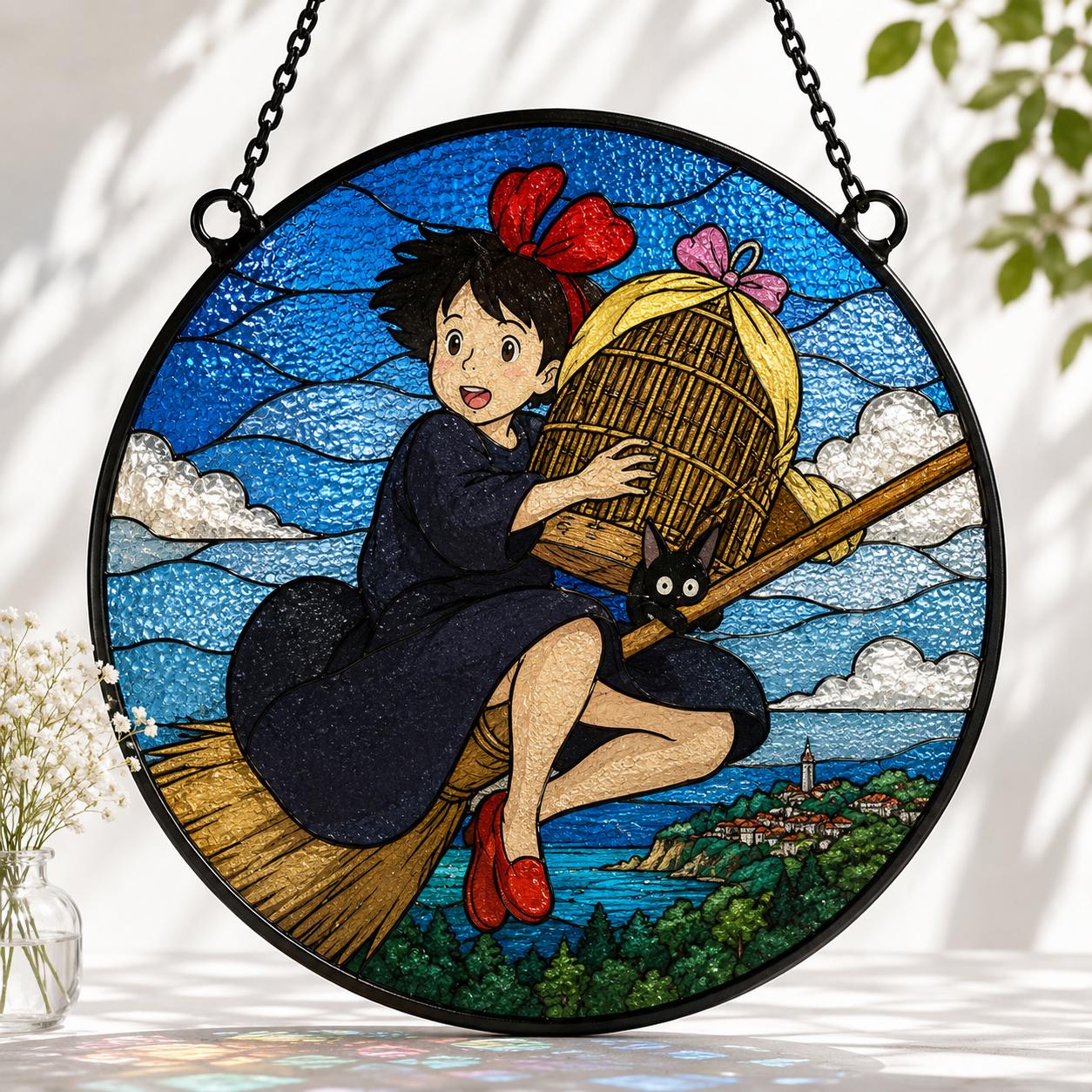 Kiki Jiji Acrylic Glass Suncatcher - Image 2