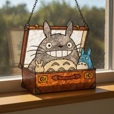 My Neighbor Totoro Glass Suncatcher