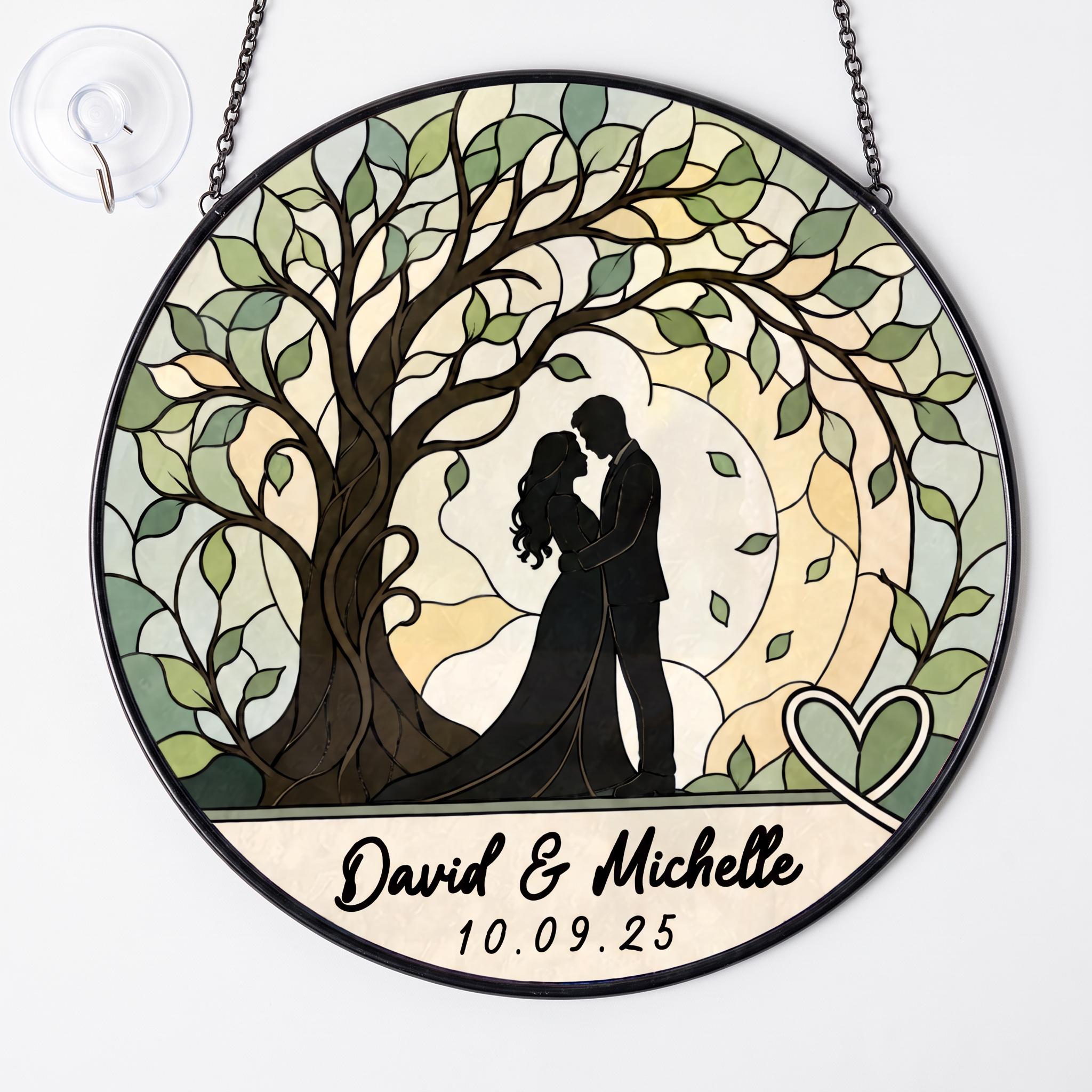 Cherished Wedding Tree Keepsake Custom Suncatcher - Image 2