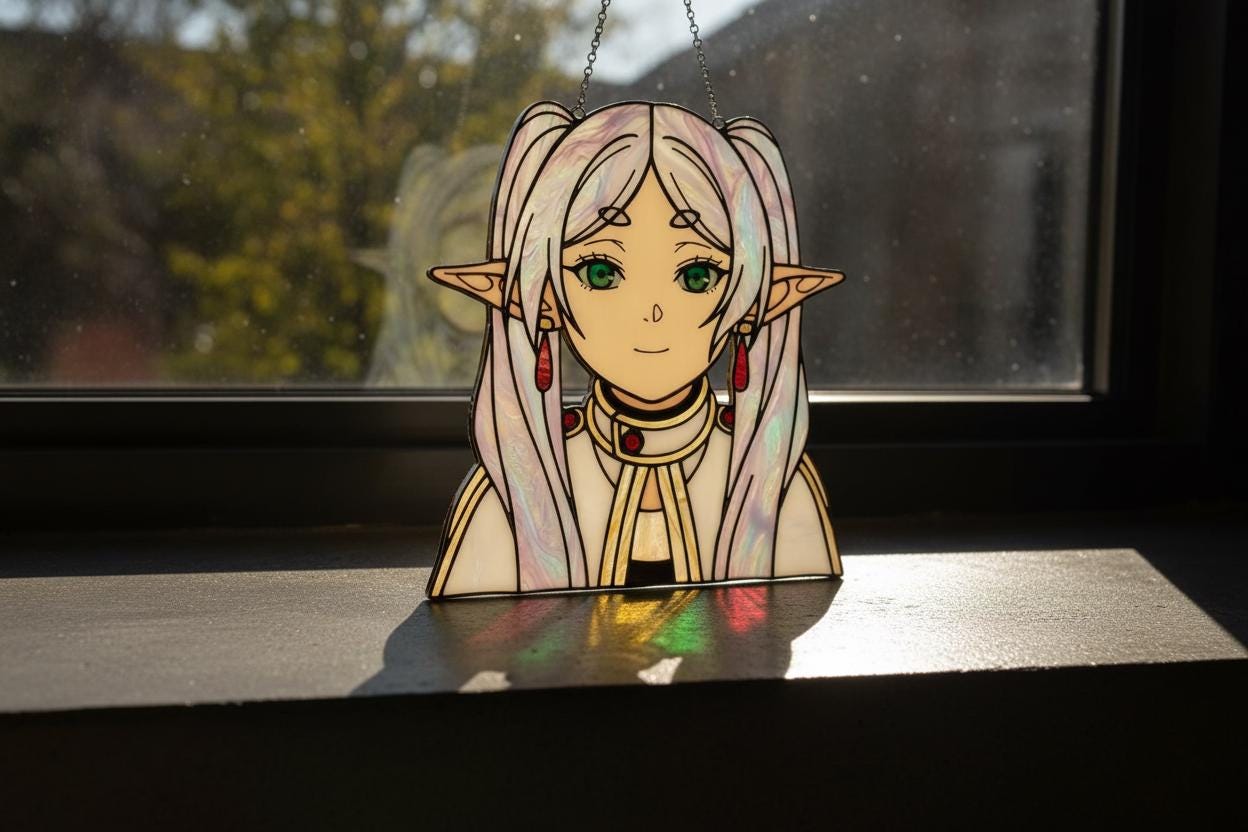 Frieren Elf Fantasy Resin Suncatcher - Image 2