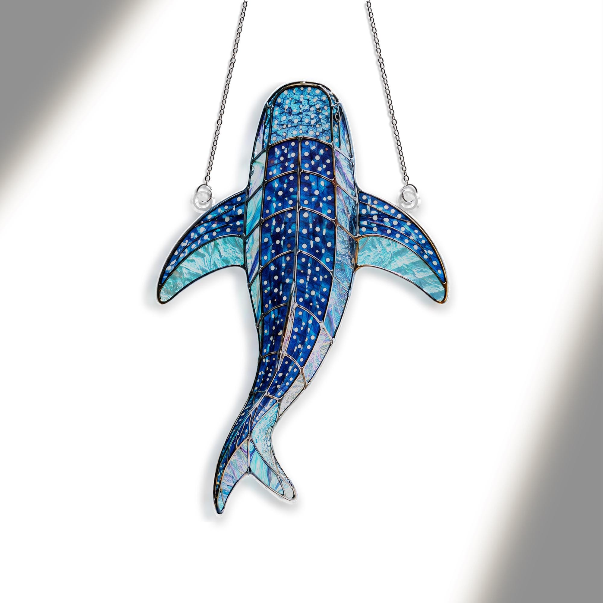 Iridescent Whale Shark Ocean Suncatcher - Image 2